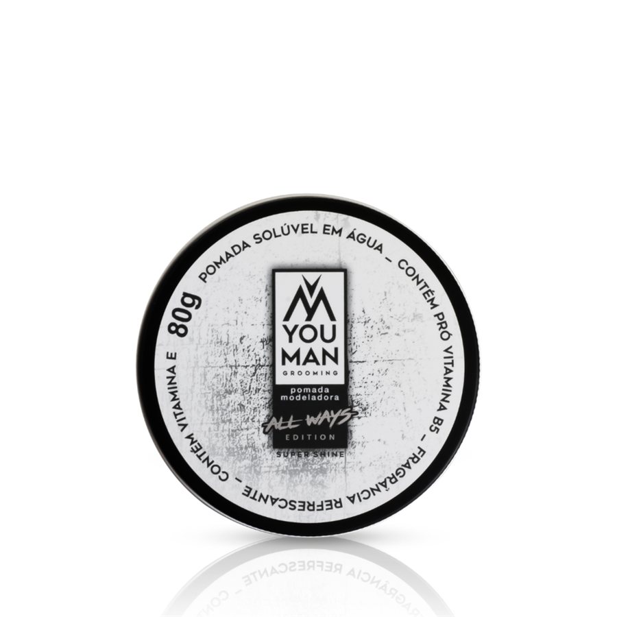 Pomada para cabelo Matte Effect da linha Bryce Blend da You Man, lata de 80 g