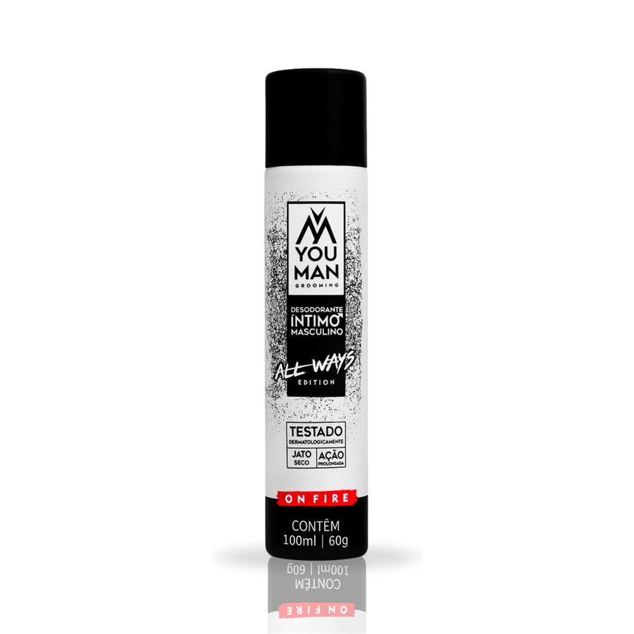 Desodorante íntimo masculino You Man, fragrância On Fire, 100 ml