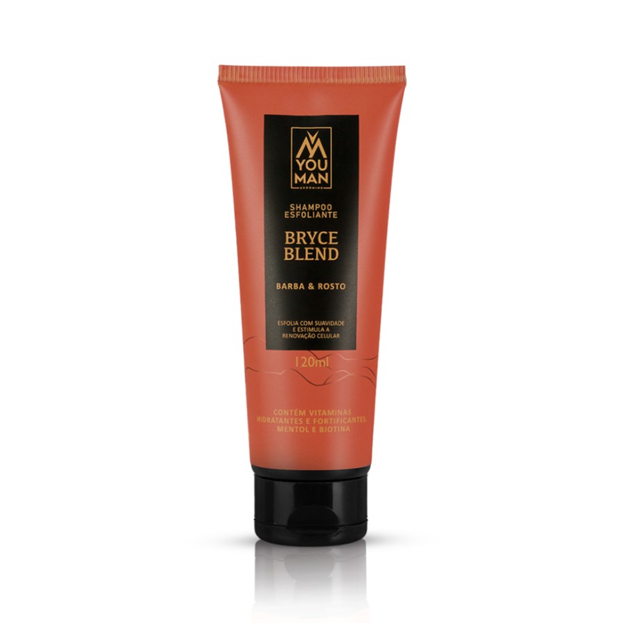 Shampoo esfoliante facial e para barba Bryce Blend You Man, 120 ml