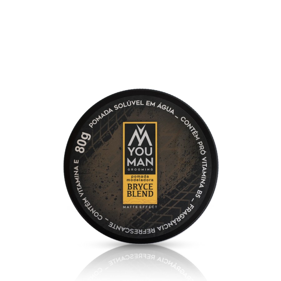 Pomada para cabelo Matte Effect You Man, linha Bryce Blend, 80 g