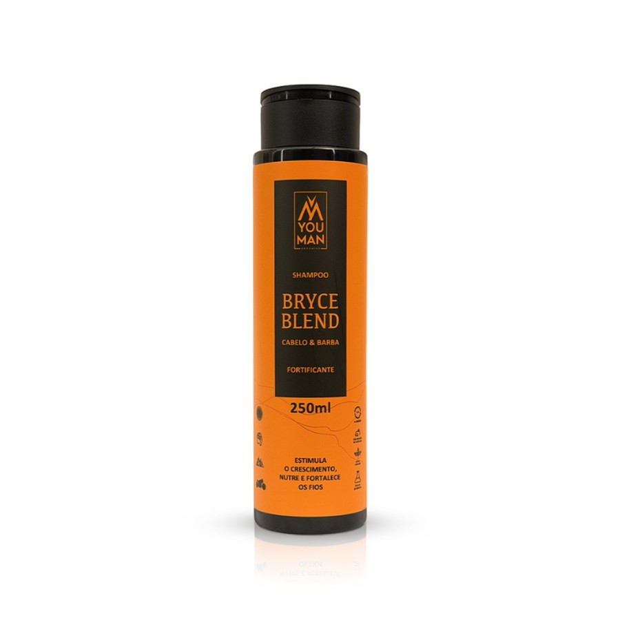 Shampoo fortificante para cabelo e barba Bryce Blend You Man, 250 ml