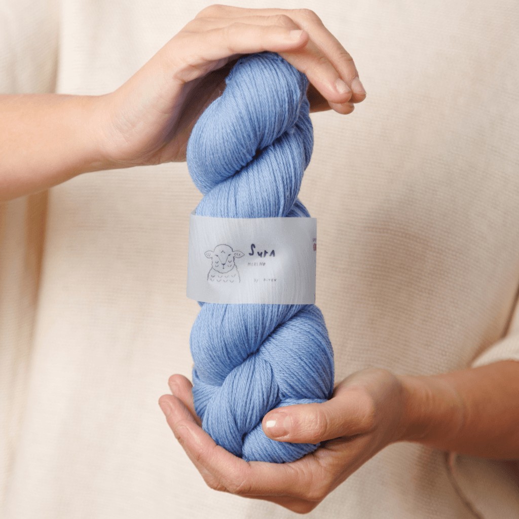SURA Fingering | Hilado de lana merino 20 micrones B-Tex Budetex