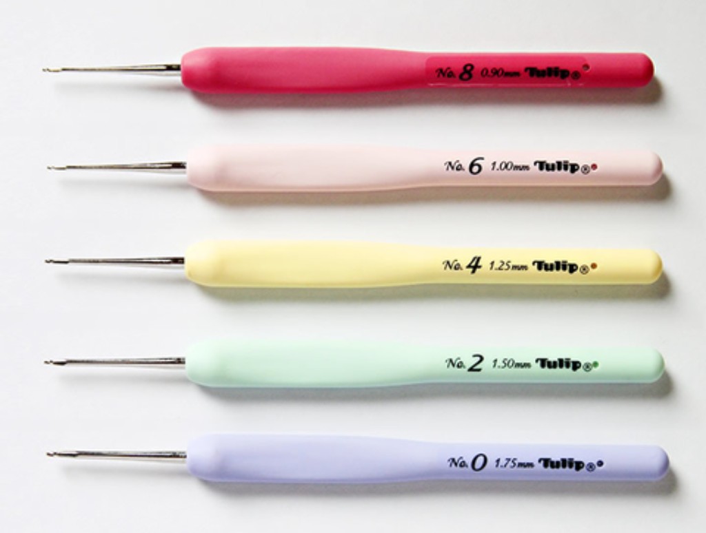 Tulip Sucre Bead | Set de agujas de crochet finas para mostacillas en Budetex