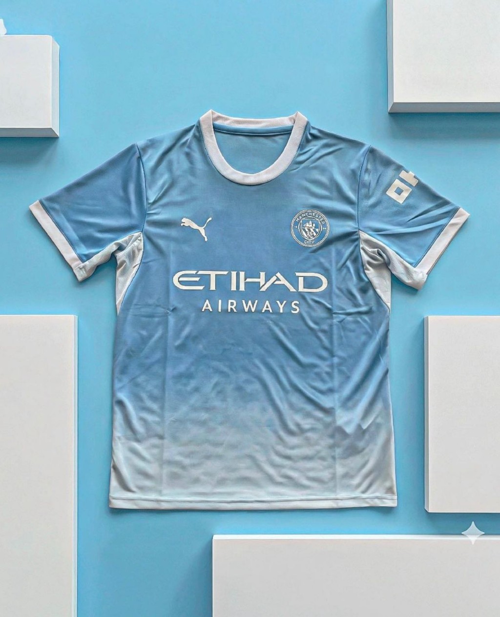 Vis&atilde;o geral mockup Camisa Manchester City 2026/27 Home Kit