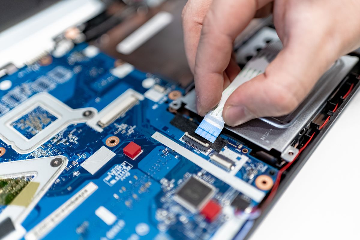 Reparación de teclado interno de notebook