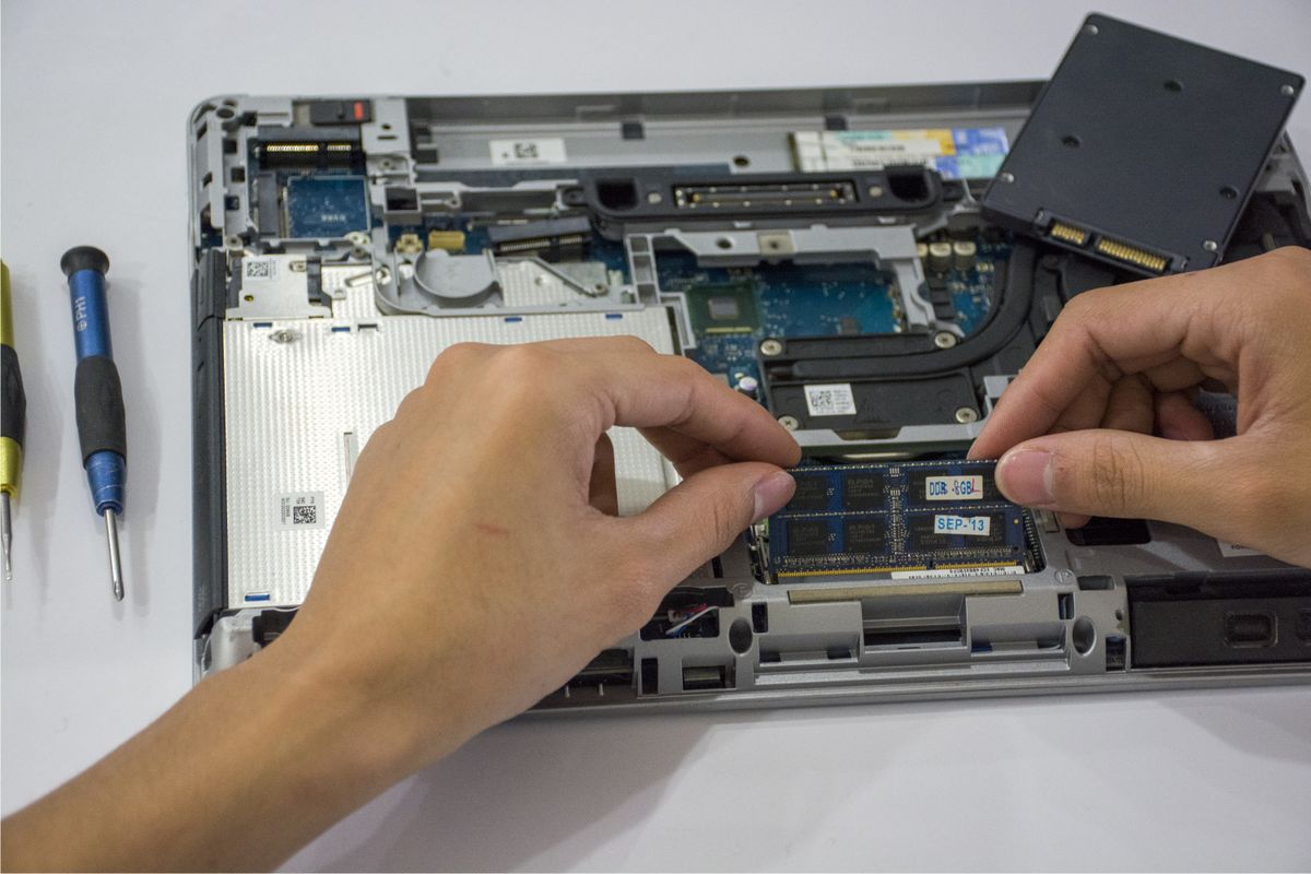 Reparación de disco interno de notebook
