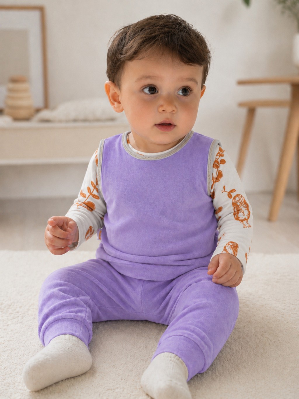 conjunto plush para bebé