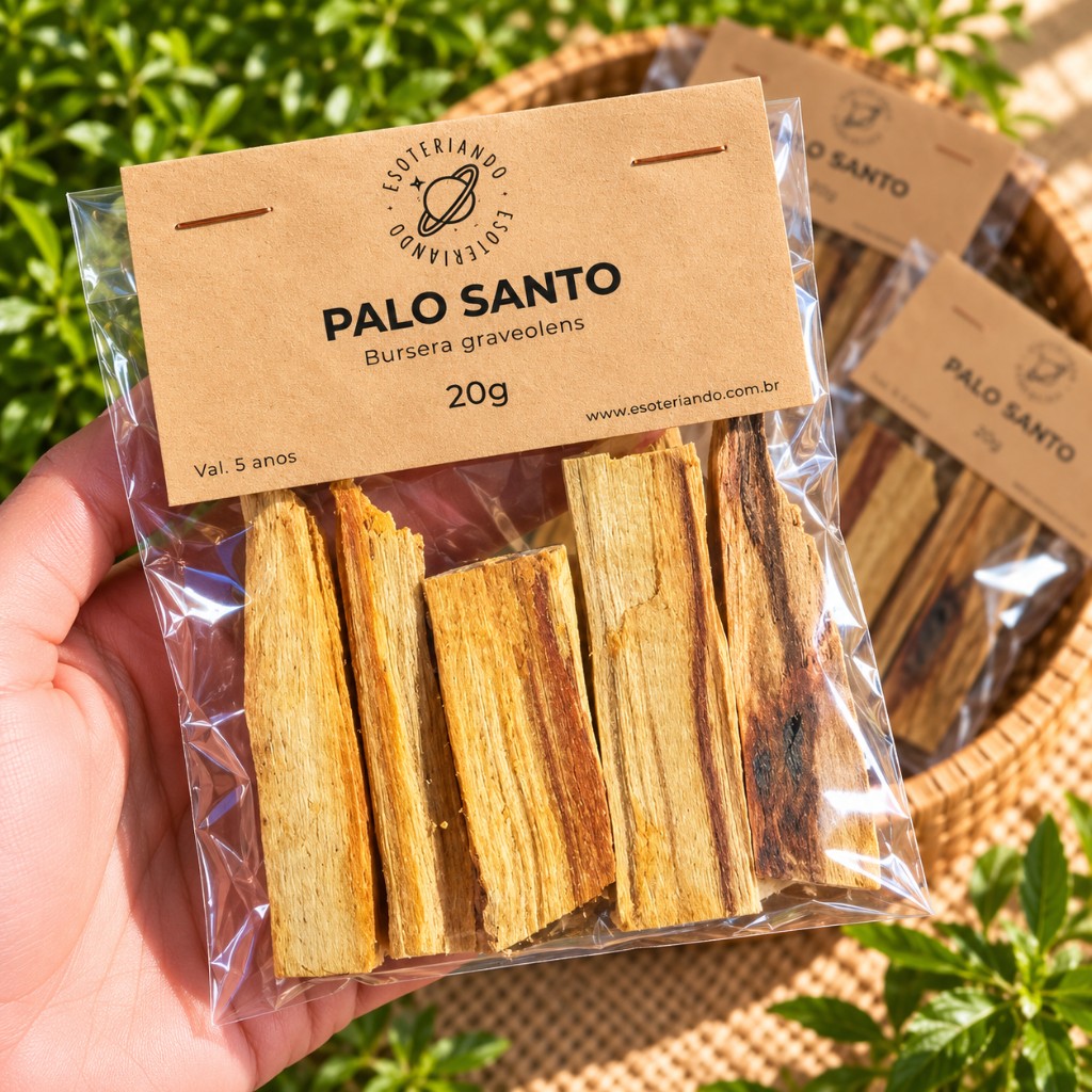 Palo Santo de 20 e 40 gramas na loja Esoteriando