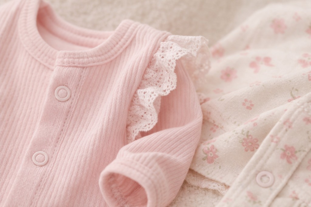 roupinha rn menina tecido algodao confortavel delicado