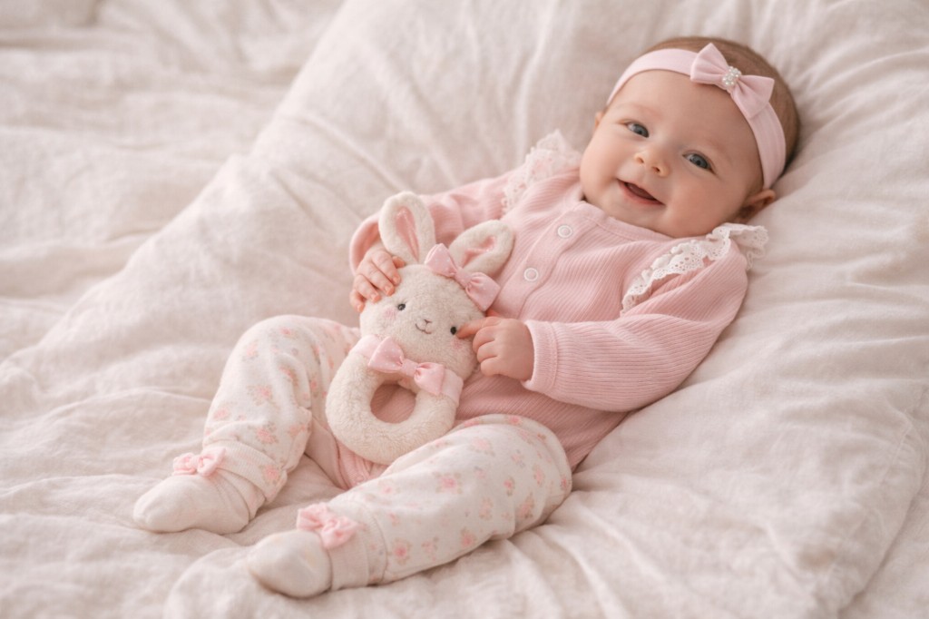 roupa bebe rn menina look completo delicado confortavel