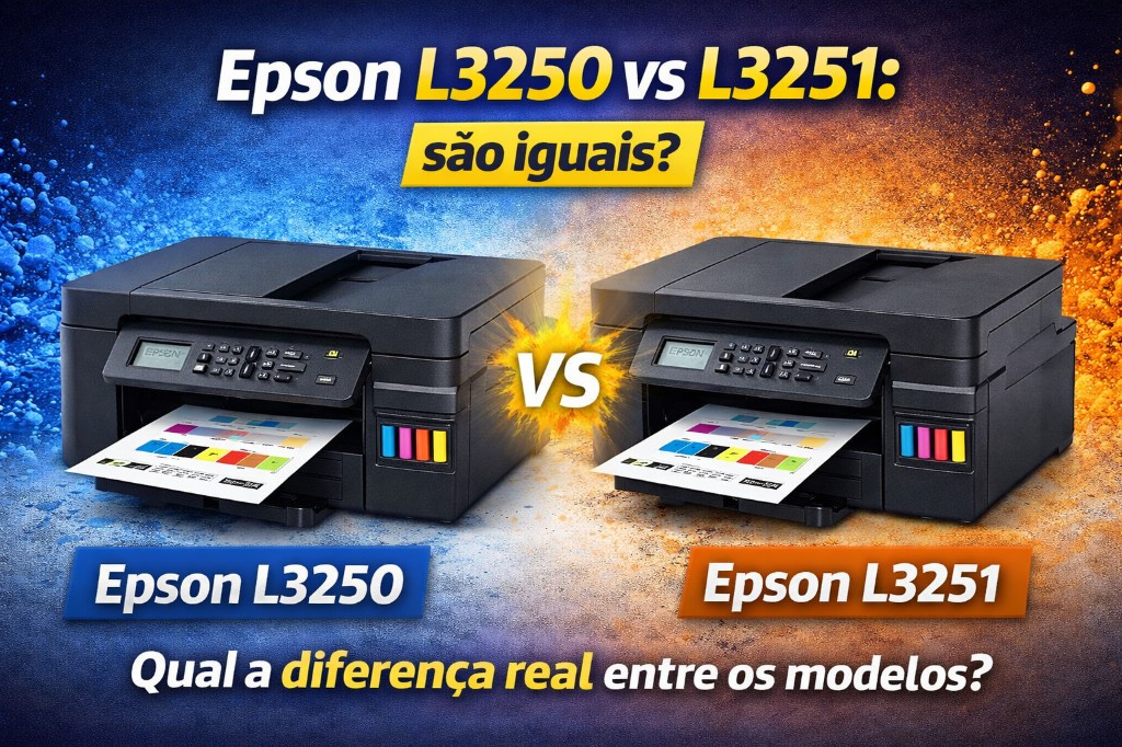 Epson L3250 vs L3251: Qual a Diferença? São a Mesma Impressora?