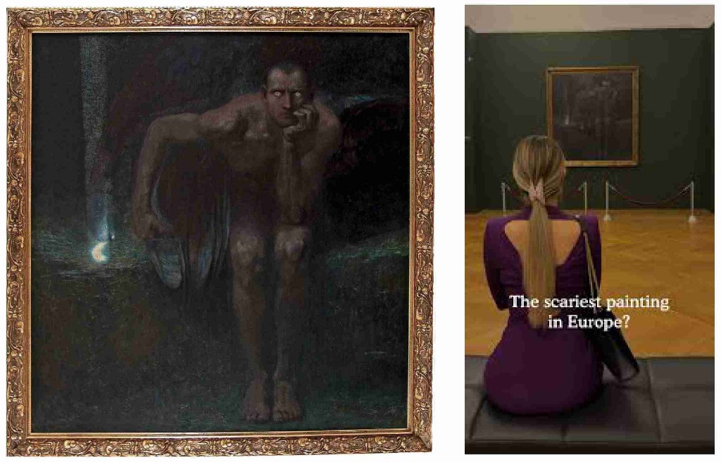 Obra emoldurada, atuaalmente pertence ao acervo da Galeria Nacional de Arte Estrangeira, em Sofia, na Bulgária.