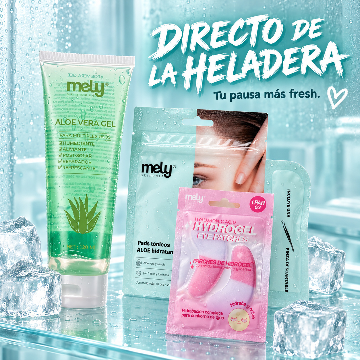 Directo de la Heladera: gráfica de campaña Fresh to Go MELY