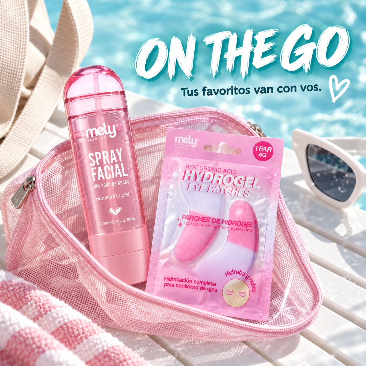 On The Go: gráfica de campaña Fresh to Go MELY