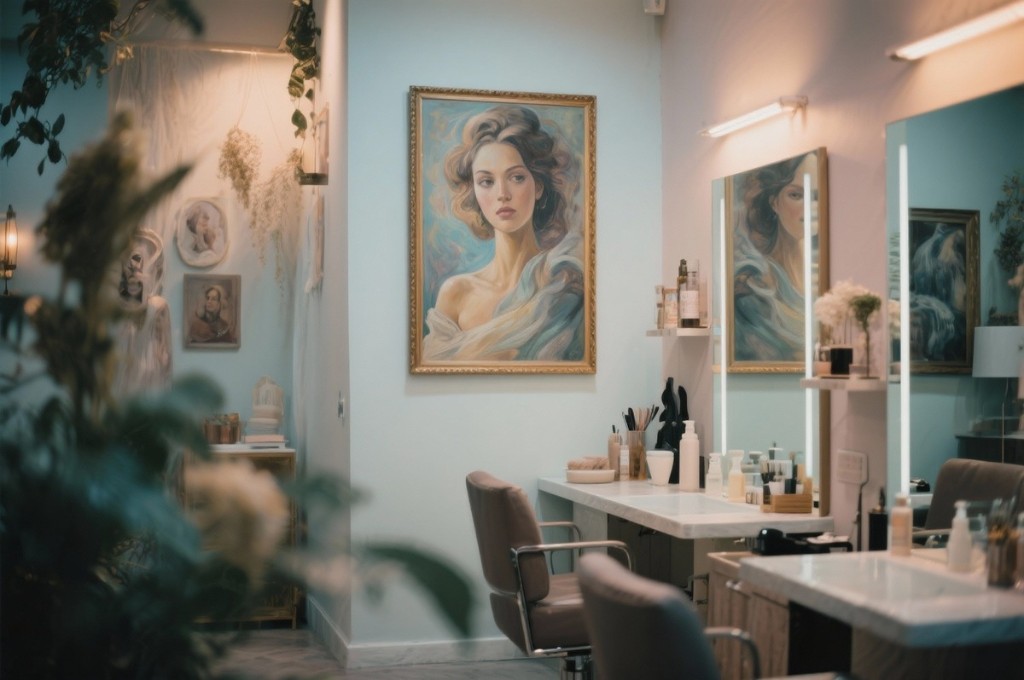 Decora&ccedil;&atilde;o para sal&atilde;o de beleza