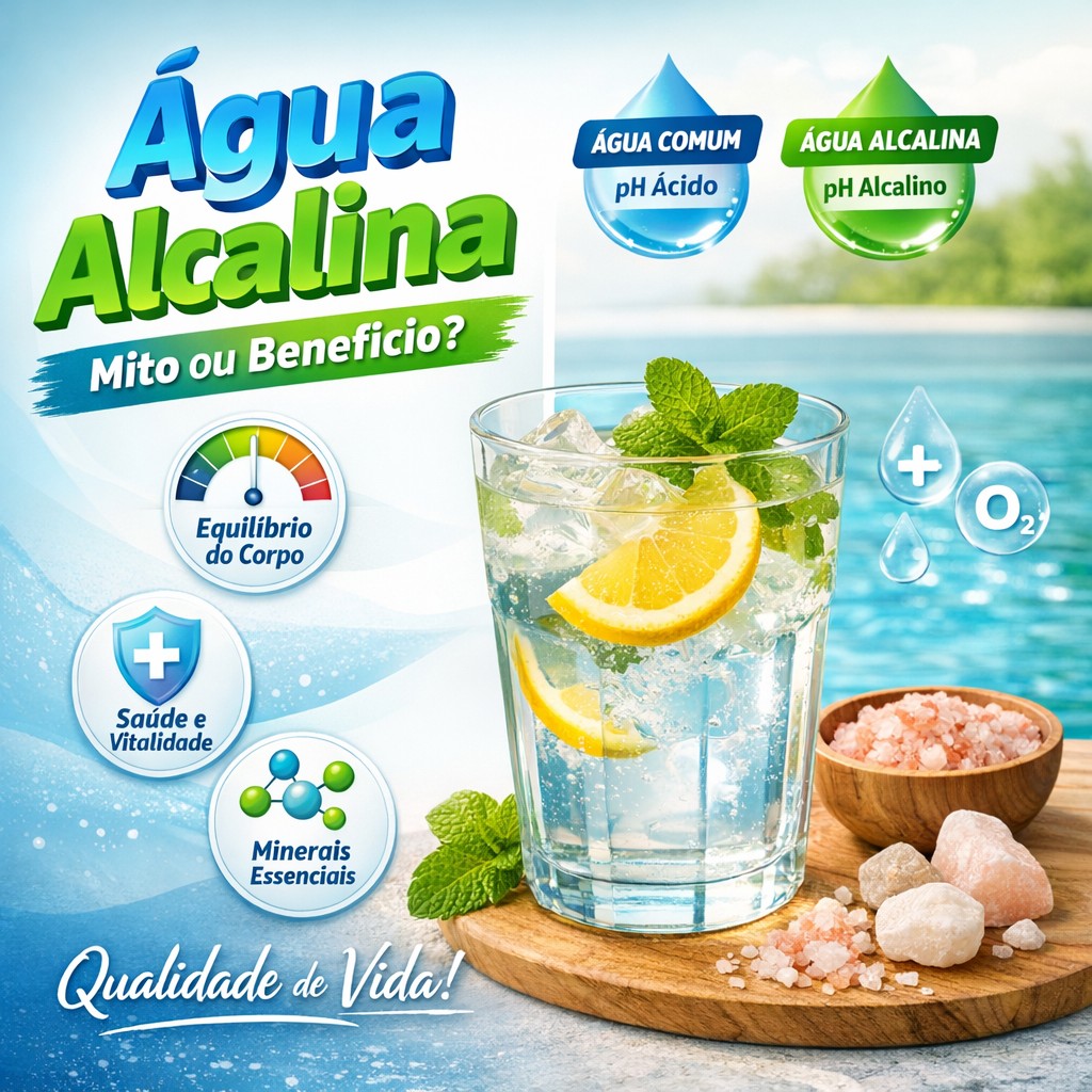 Água Alcalina: Funciona Mesmo? O Que é Verdade, Mito e Como Fazer da Forma Correta