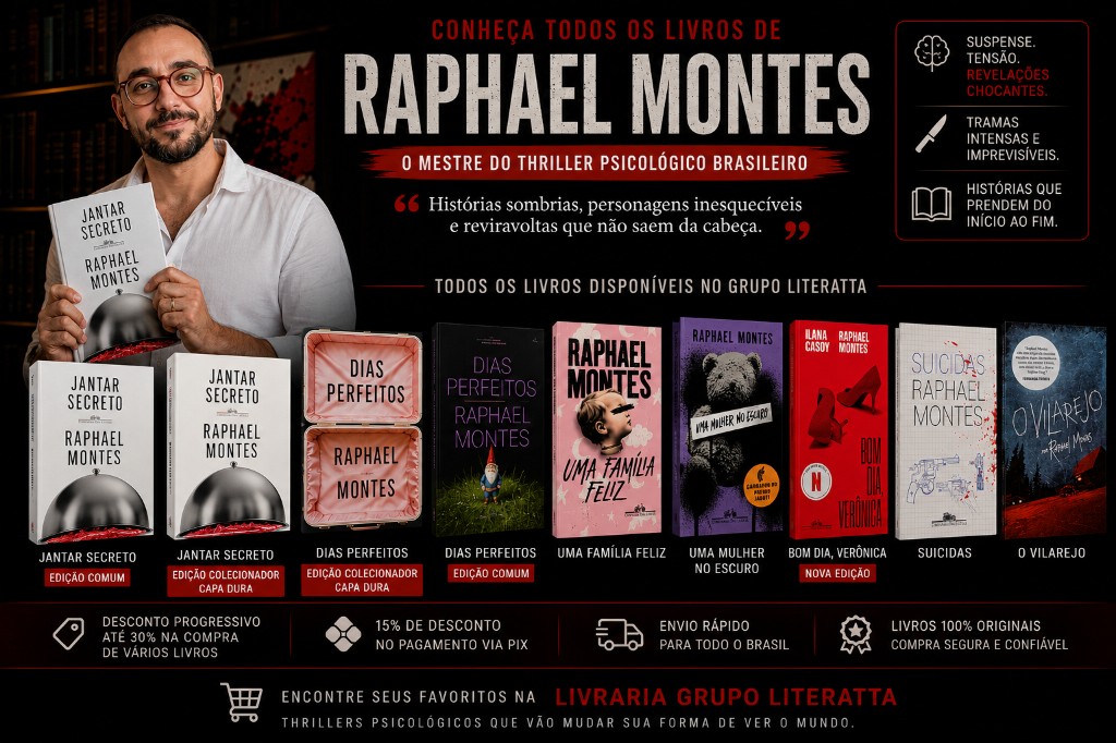 Imagem da matéria Todos os Livros de Raphael Montes: Conheça os Maiores Thrillers do Autor e Por Onde Começar