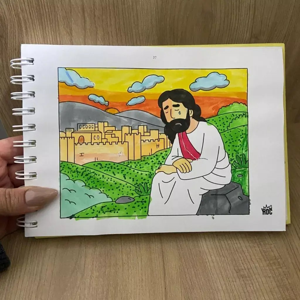 livro de colorir bobbie goods cristao aberto