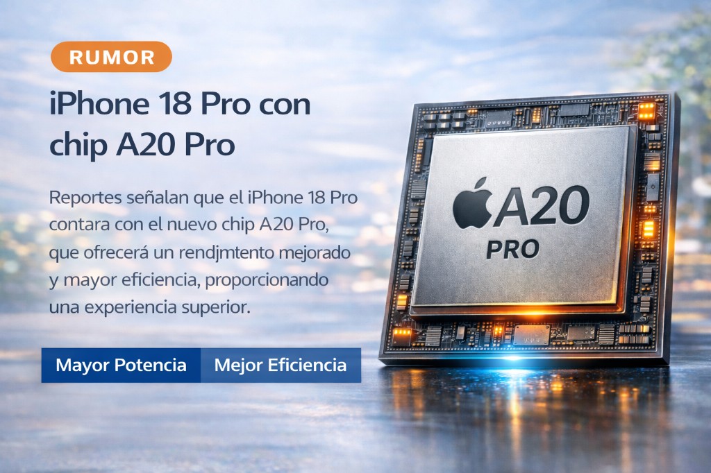 iPhone 18 Pro con chip A20 pro