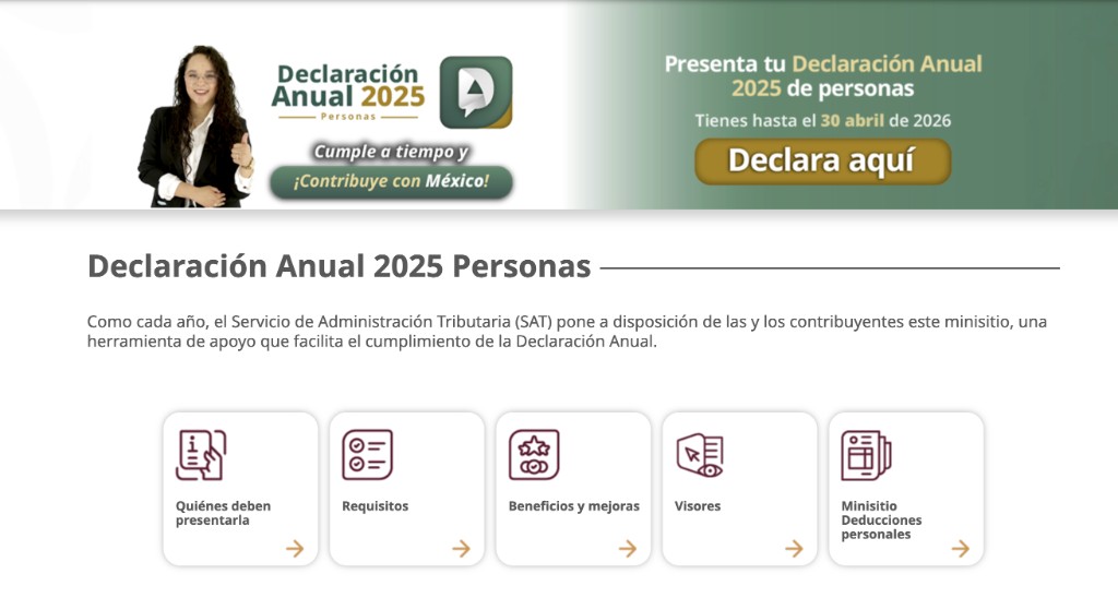 SAT Declaración Anual 2025