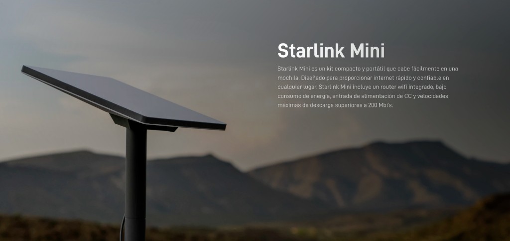 Starlink Mini M&eacute;xico