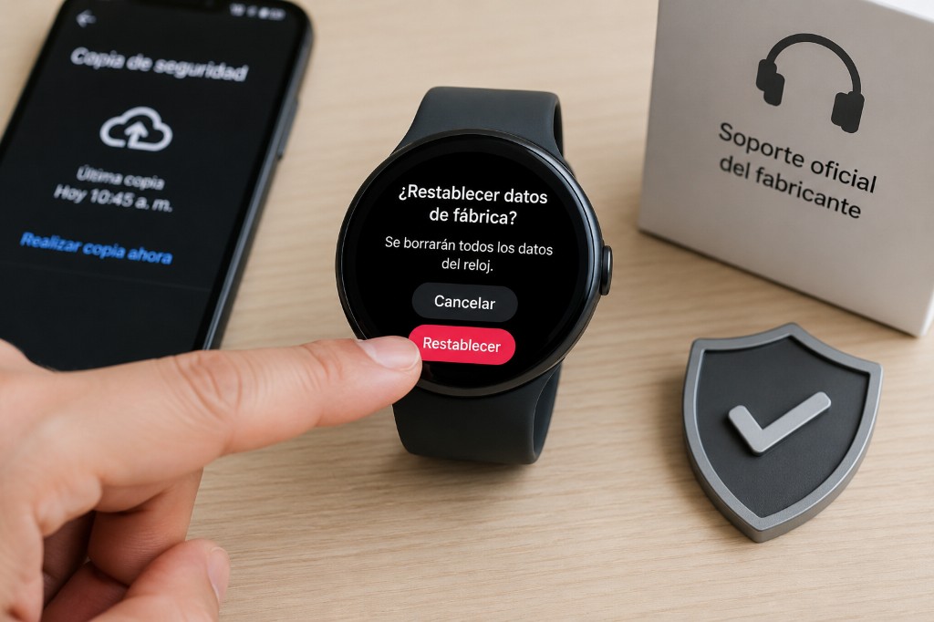 Reset de fábrica Wear OS 7