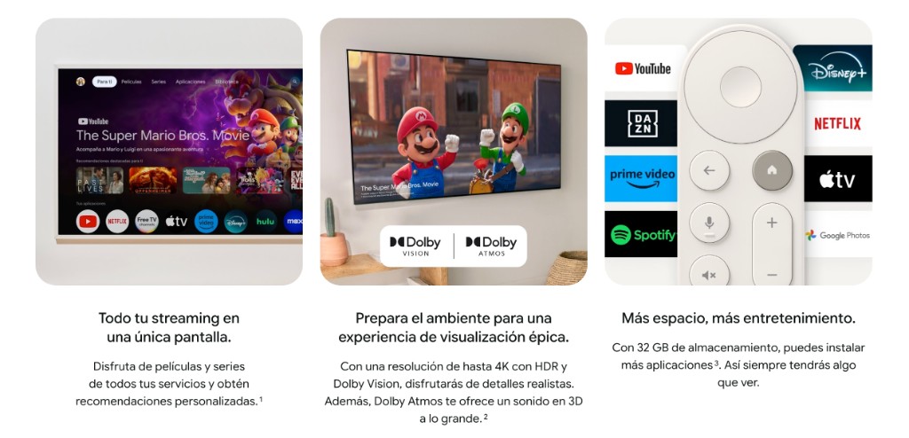 Las diferencias de Google TV Streamer