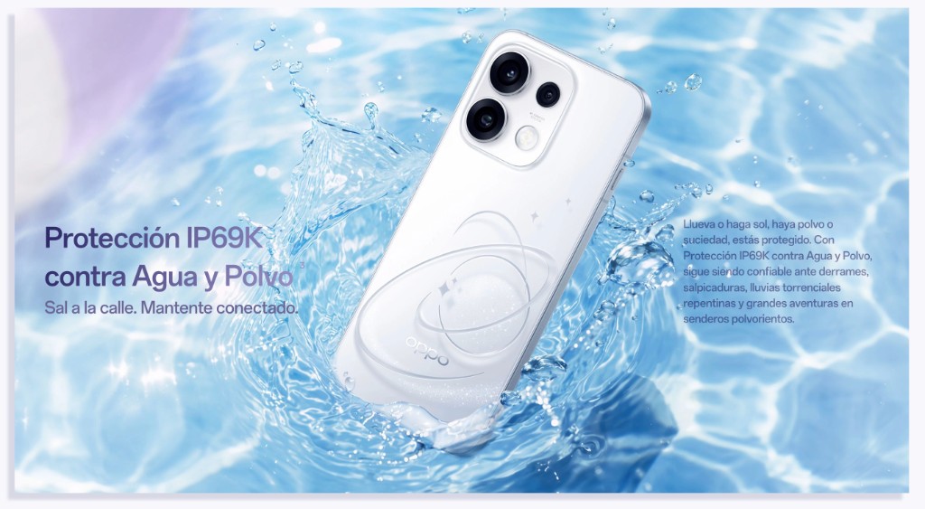 Diseño, materiales y resistencia OPPO Reno16 5G
