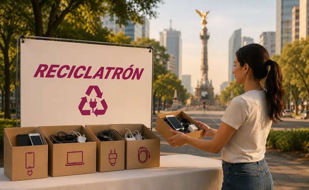 Reciclatrón en CDMX - ayuda al medio ambiente