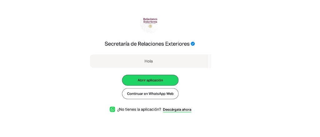 Cita por whatsapp para pasaporte mexicano