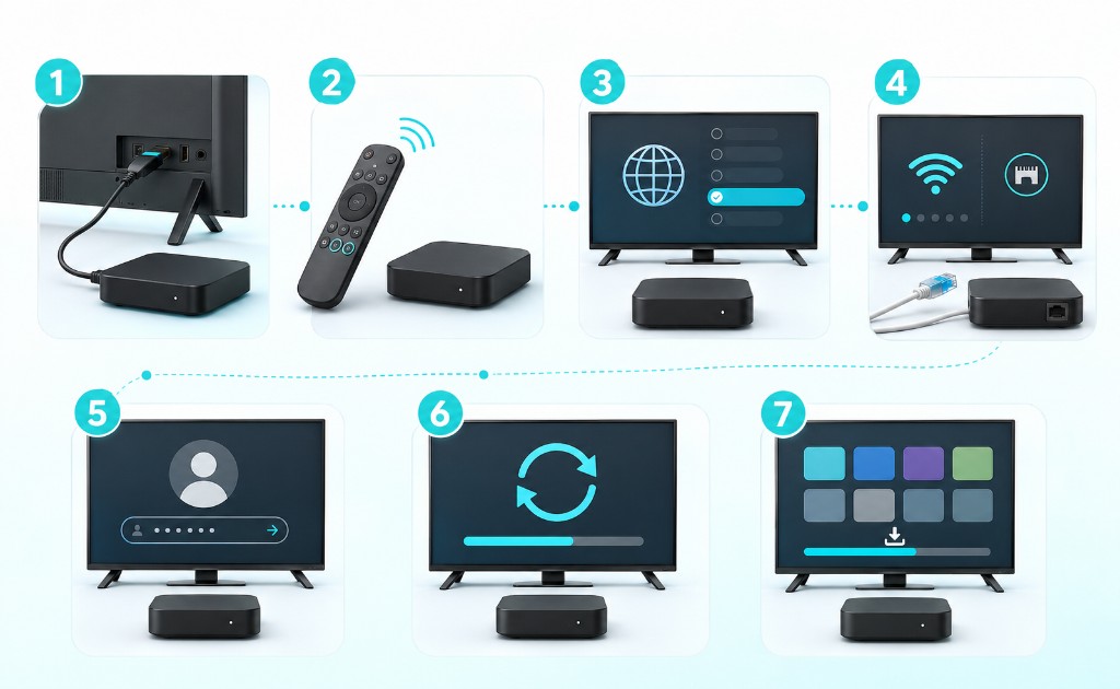 Cómo configurar una TV Box paso a paso