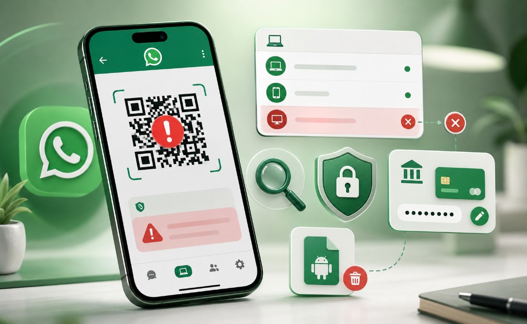 C&oacute;digo QR fraudulento en WhatsApp: