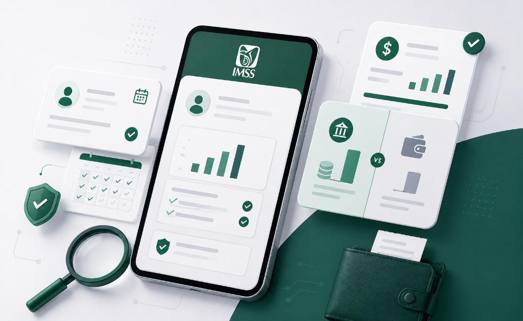 Semanas cotizadas IMSS:  Revisar salario registrado