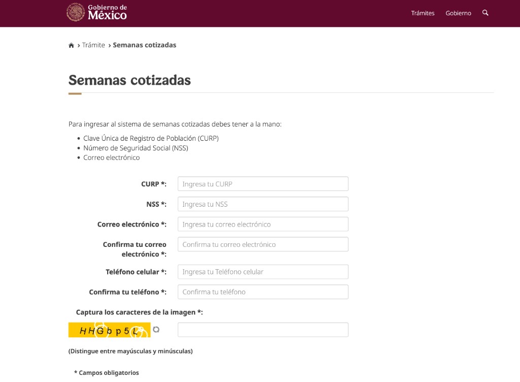 C&oacute;mo consultar tus semanas cotizadas en el IMSS