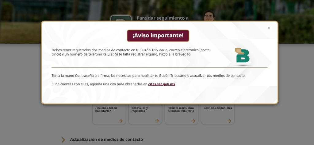 Cómo activar el Buzón Tributario paso a paso
