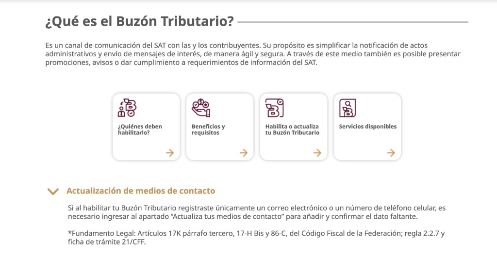 Cómo activar el Buzón Tributario