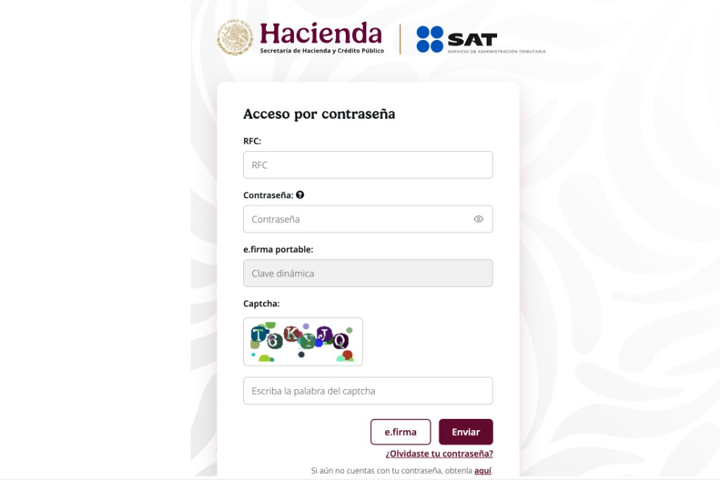 Portal del SAT