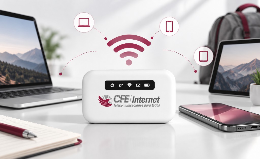 Tambi&eacute;n puedes usar CFE Internet con un MiFi
