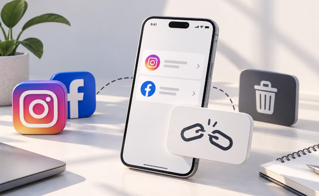Quitar una cuenta del Centro de cuentas no significa borrarla de Instagram