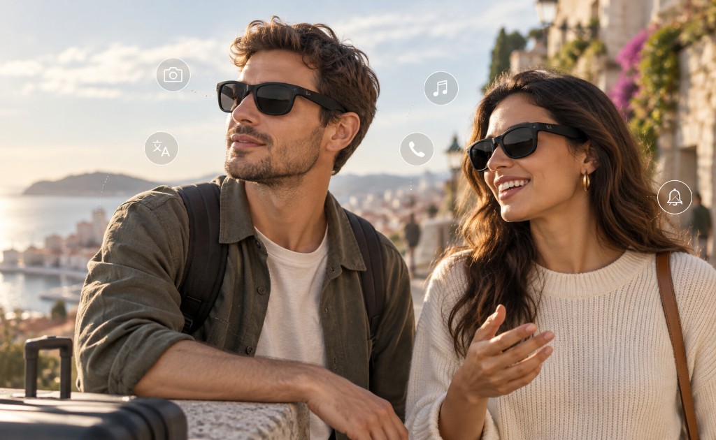 Qué hacen hoy unos lentes inteligentes con IA