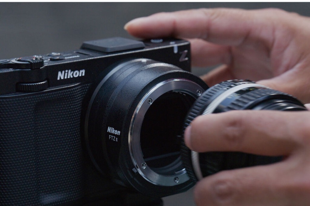 Montagem de lente nikon Z