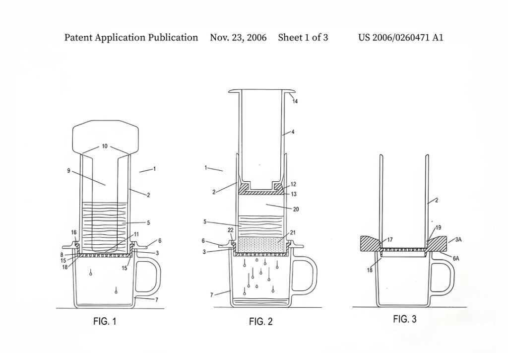 Patente del Método AeroPress
