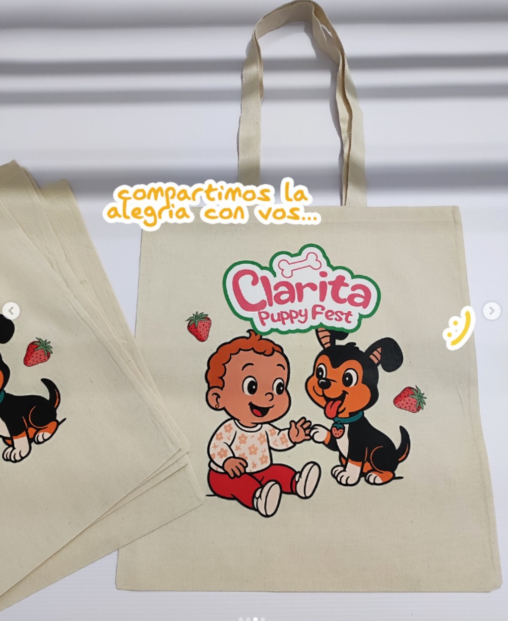 estampado de tote curada 