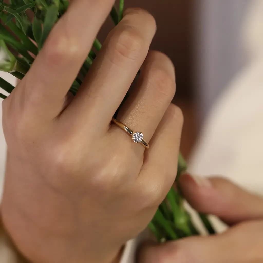 Quilate do diamante de 30 pontos