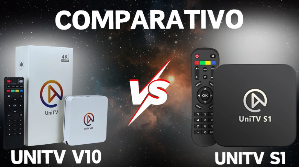 UniTV V10 ou UniTV S1: veja qual TV Box vale mais a pena
