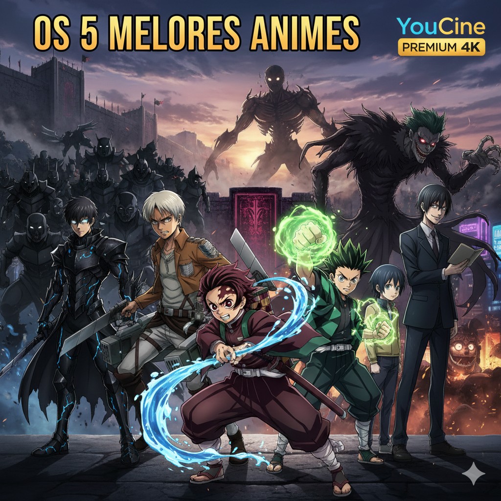 Os 5 Melhores Animes Para Maratonar (e Onde Ver em 4K)