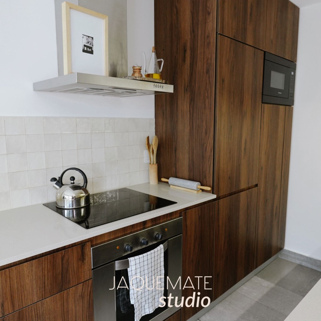 Cocina madera moderna casa iara jaquemate studio