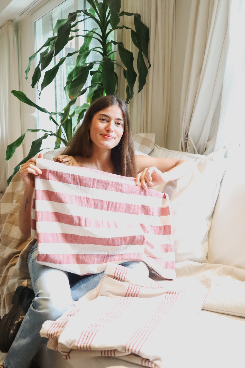 qué es el tusor · tusor algodón · tusor para cortinas · tusor para fundas · tusor argentino · tela tusor usos · decoración con tusor · Telas Argentinas