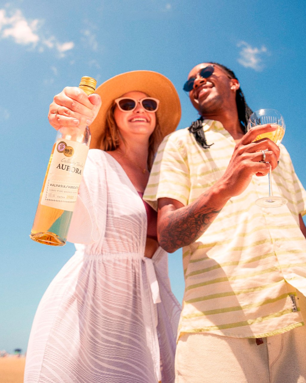 Tr&ecirc;s estilos de vinho doce Aurora Colheita Tardia para escolher: branco, ros&eacute; e tinto