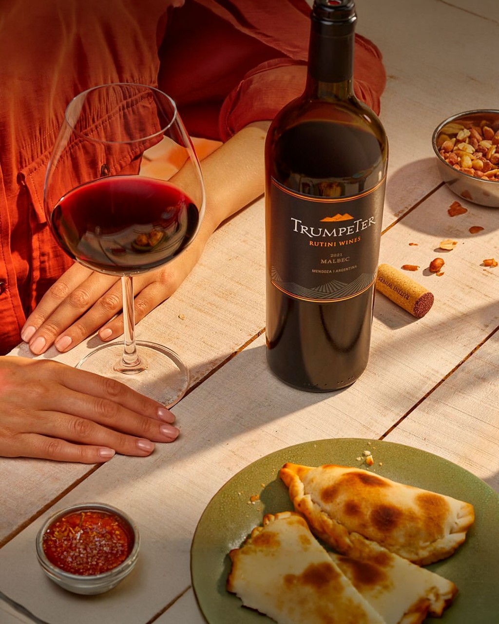 Rutini Malbec em composição para review do vinho argentino de Mendoza